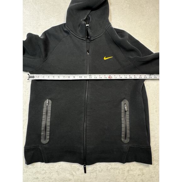 Nike NOCTA Tech Fleece Full Zip Hoodie Black Yellow XL Drake Collaboration - Picture 10 of 10